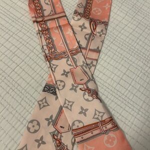 Designer Pink and Gray Women's Scarf